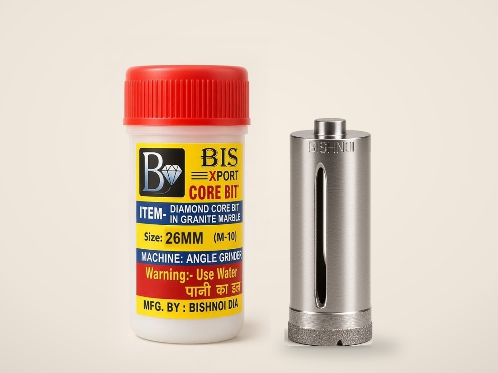 Bishnoi 26 mm diamond core bit