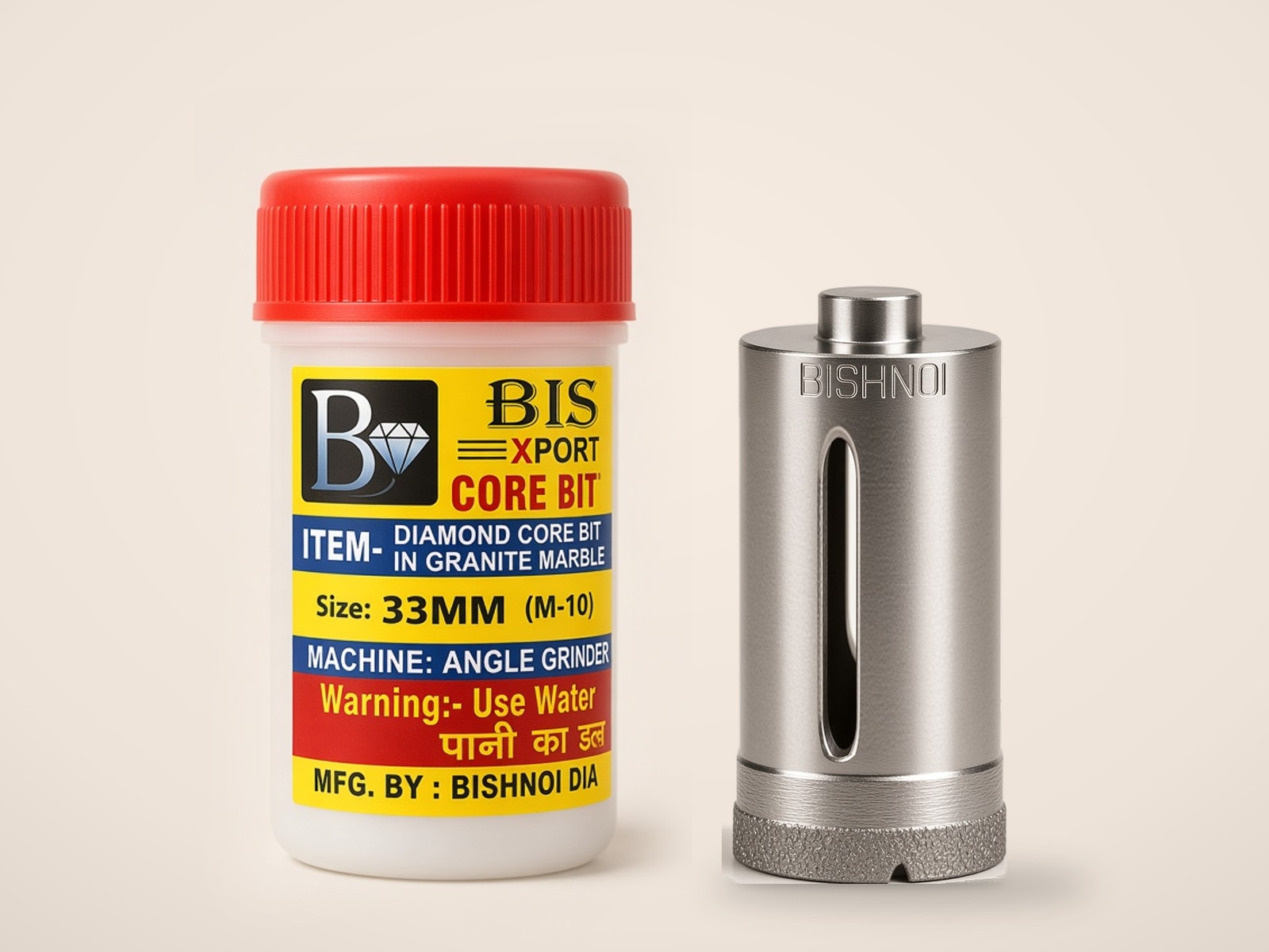 Bishnoi 33 mm diamond core bit