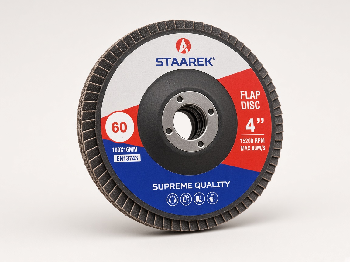 Staarek 4 inch flap disc 60 grit